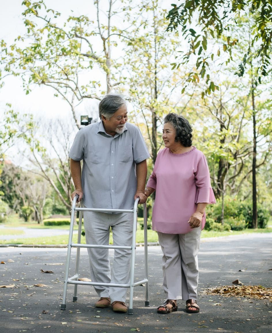 Mobility aids assist seniors with mobility issues