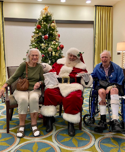 Flourish in Place is proud to spread the love during the holidays with our senior veterans